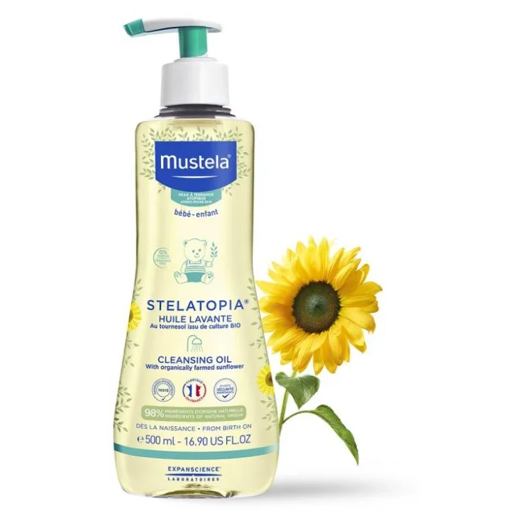 Mustela Stelatopia Olio Bagno Detergente 500 ml