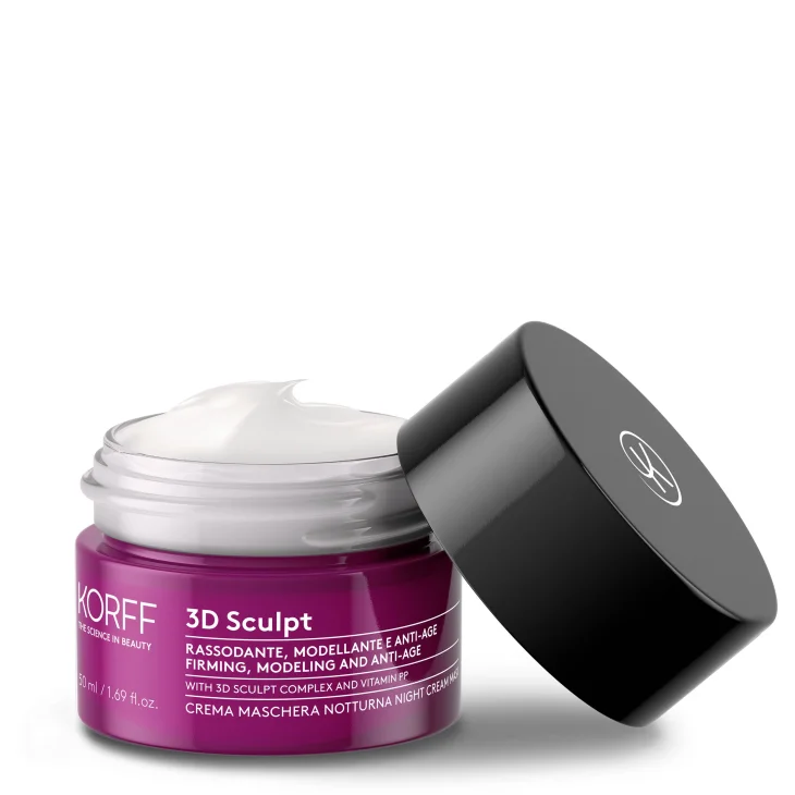 Korff 3D Sculpt Crema Maschera Notte Anti-Age Viso e Collo 50 ml