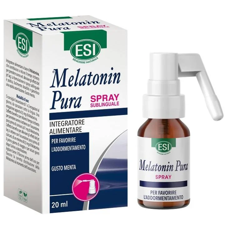 ESI Melatonin Pura Spray Integratore per il Sonno 20 ml