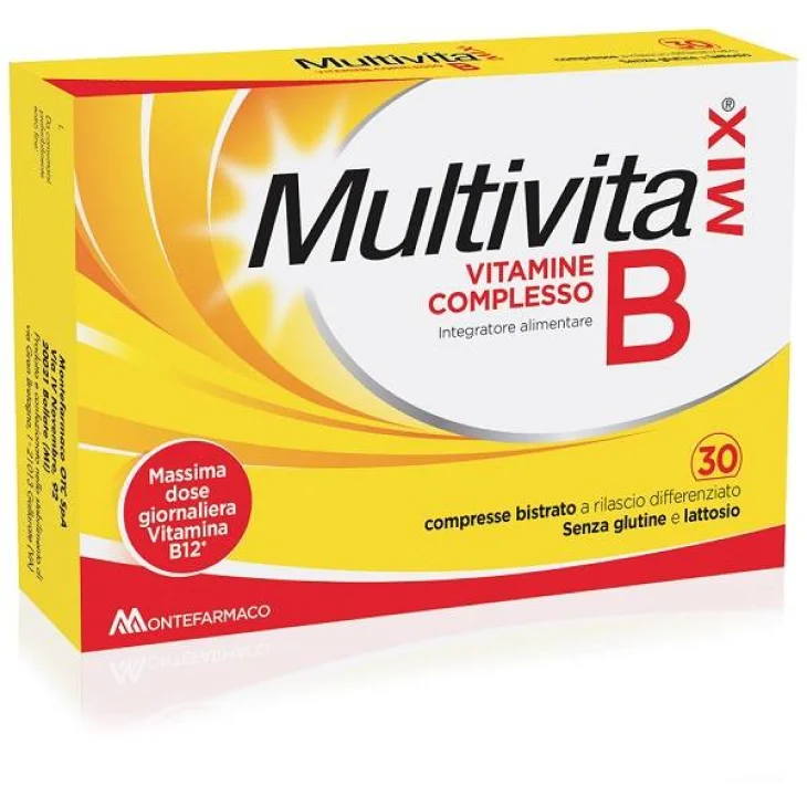 Montefarmaco Multivitamix Integratore Vitamine Complesso B 30 compresse