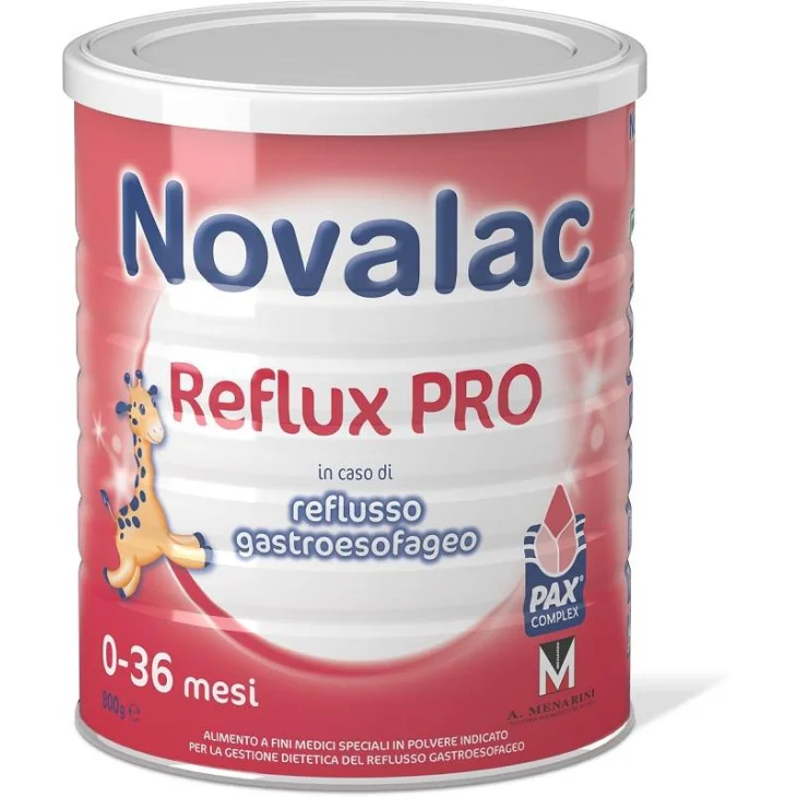 Novalac Reflux Pro Alimento in Polvere Contro il Reflusso Gastroesofageo dei Neonati 800 g