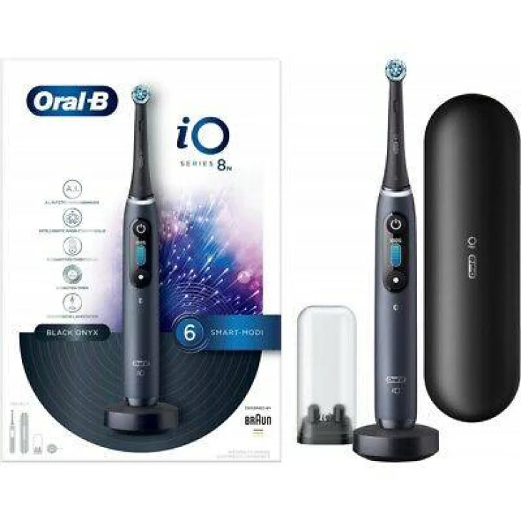 Oral B iO Serie 8 Black Spazzolino Elettrico Ricaricabile