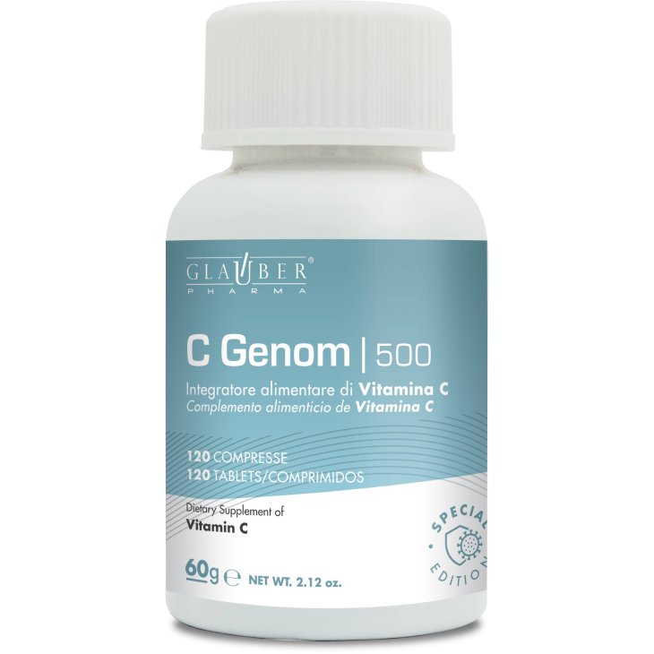 Forza vitale C-Genom 500 Integratore Vitamina C 120 compresse