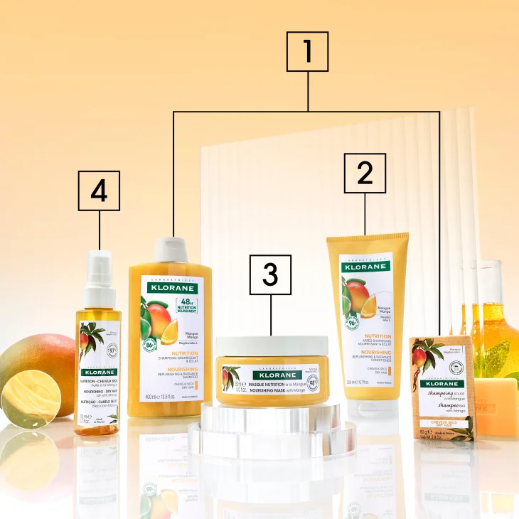 Klorane Shampoo Nutritivo al Burro di Mango 200 ml