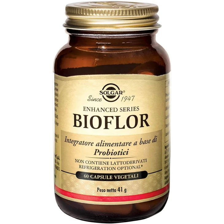 Solgar Bioflor Integratore per Flora Intestinale 60 capsule