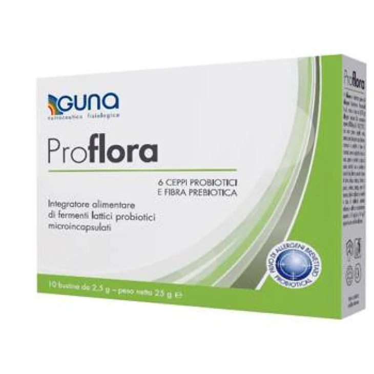 Guna Proflora Integratore per l'Intestino 10 Bustine
