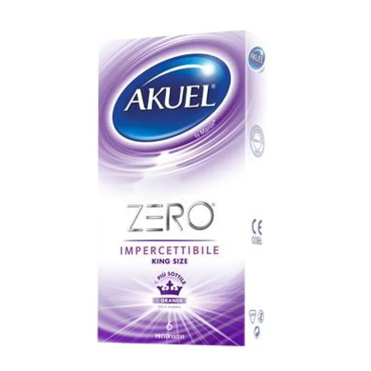 Akuel Zero King Size Ultrasottile Extra-Large 6pz