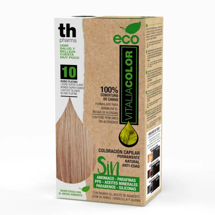 Th Pharma Eco Vitacolor 10 Biondo Super Chiaro Kit colorazione per capelli