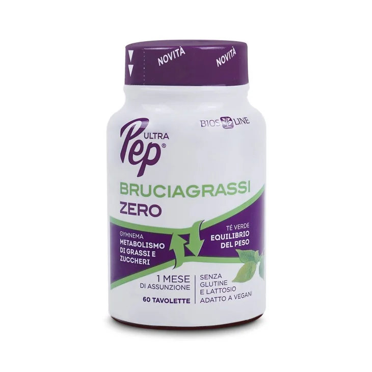 Bios Line Ultra Pep Bruciagrassi Zero Integratore per Dimagrire 60 tavolette