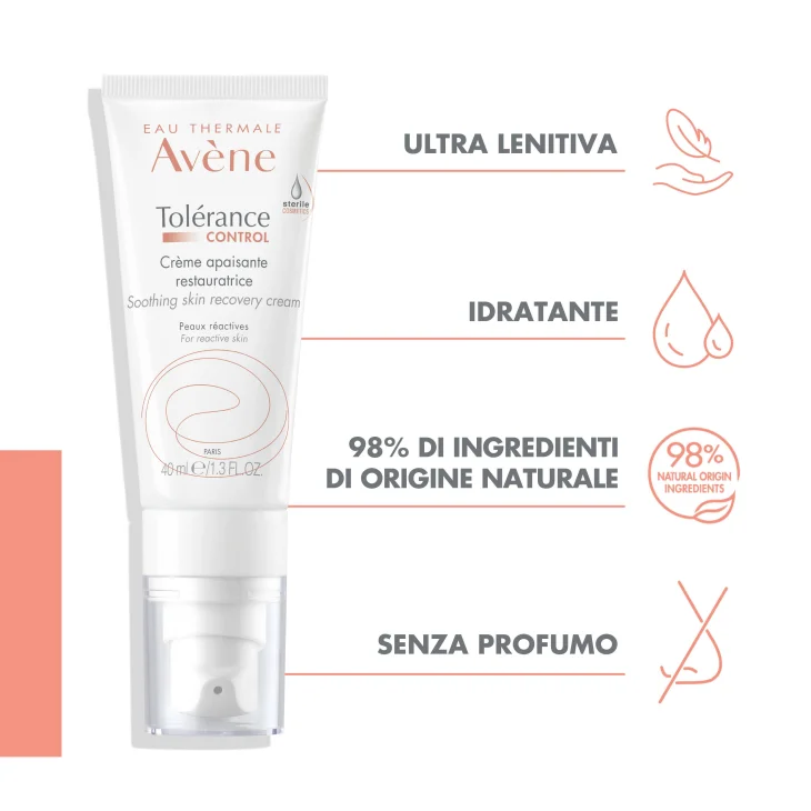 Avène Tolèrance Control Crema Lenitiva Riequilibrante Viso 40 ml