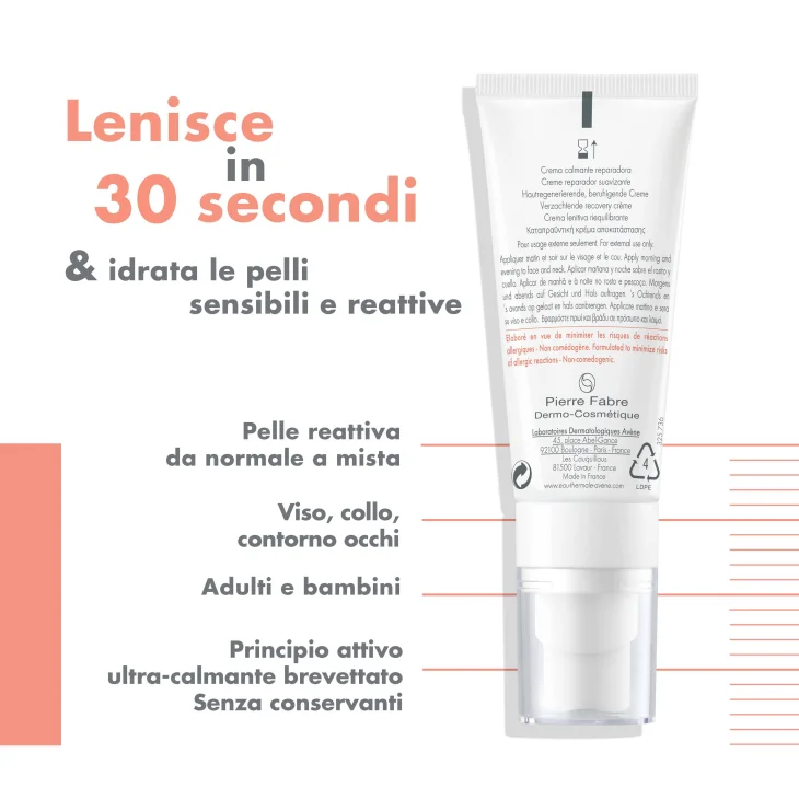 Avène Tolèrance Control Crema Lenitiva Riequilibrante Viso 40 ml