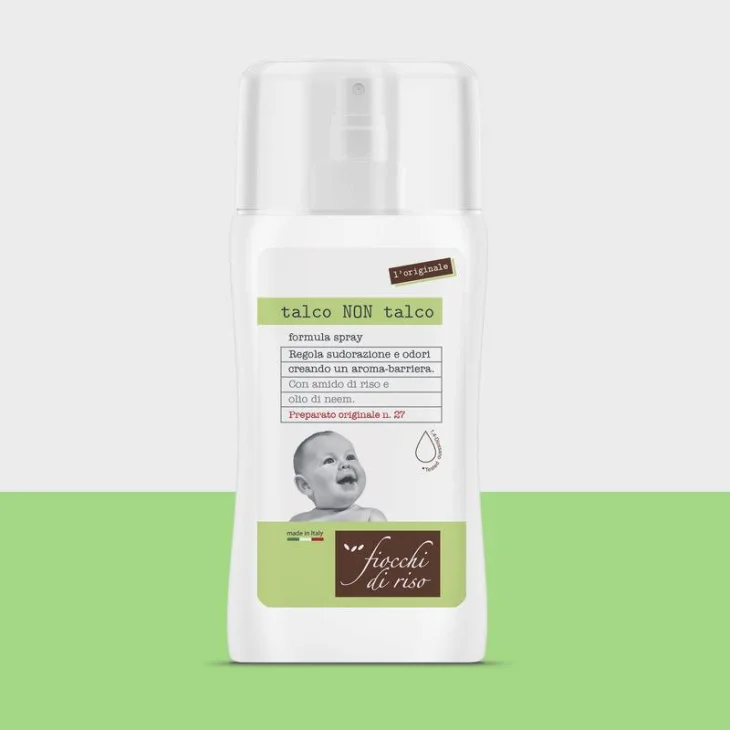 Fiocchi Di Riso Talco Non Talco Spray Bipacco 2 x 100 ml