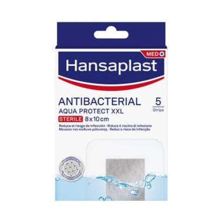 Hansaplast Med Aqua Protect Wound Care Medicazione 80x100 Cm 5 Pezzi