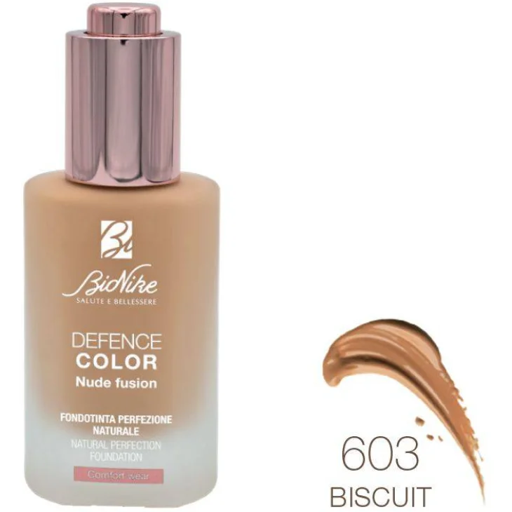 Bionike Defence Color Fondotinta Nude Fusion 603 Biscuit 30 ml