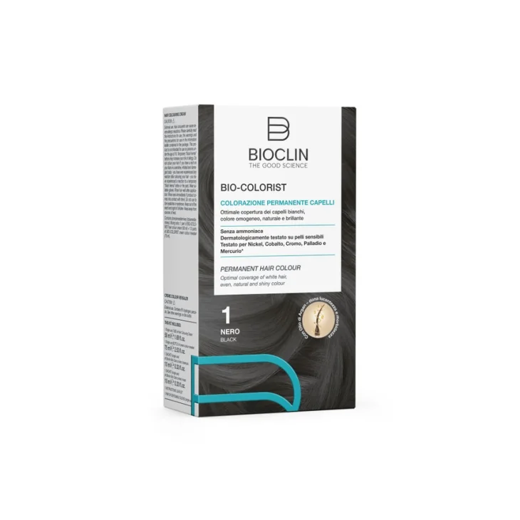 Bioclin Bio-Colorist Colorazione Permanente Capelli Nero 1