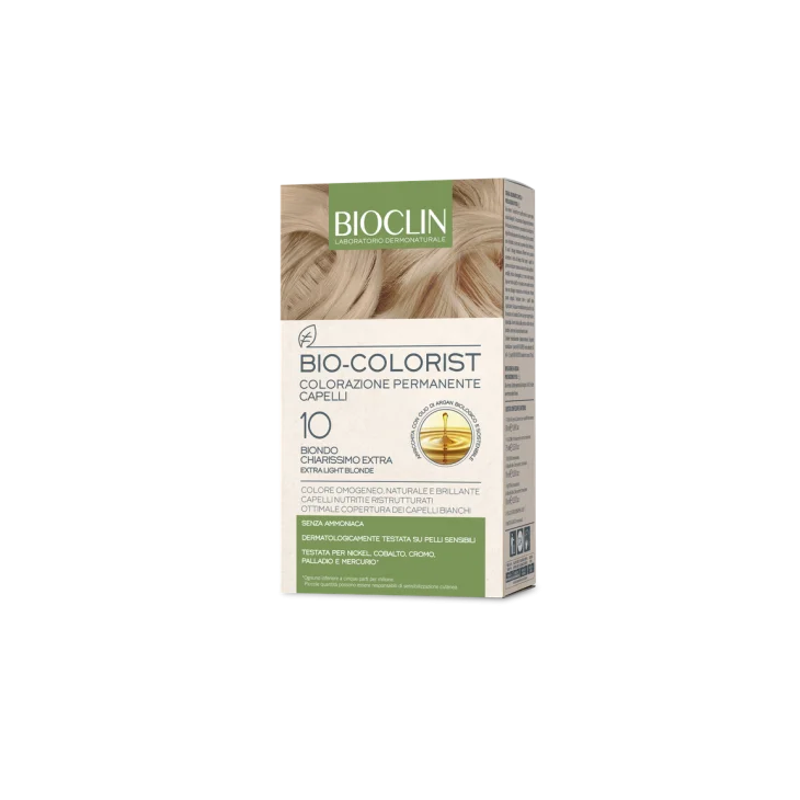 Bioclin Bio Colorist Kit Trattamento Colorante 10 Biondo Chiarissimo Extra