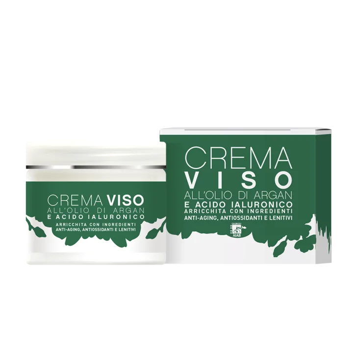 Erba Vita Crema Viso Idratante All’Olio Di Argan e Acido Ialuronico 50 ml