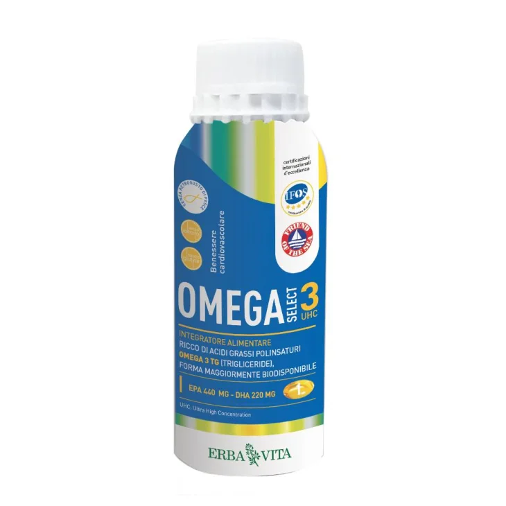 Erba Vita Omega Select 3 UHC Integratore di Omega3 TG 120 perle