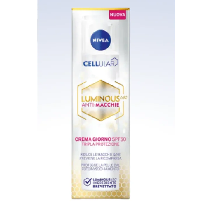 Nivea Luminous Antispot Crema Giorno Anti-Macchie Viso SPF 50 40 ml