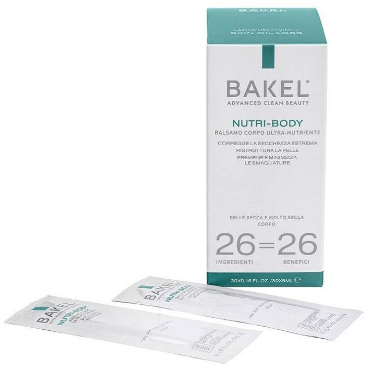 Bakel Nutri Body Balsamo Corpo Ultra Nutriente 30 bustine