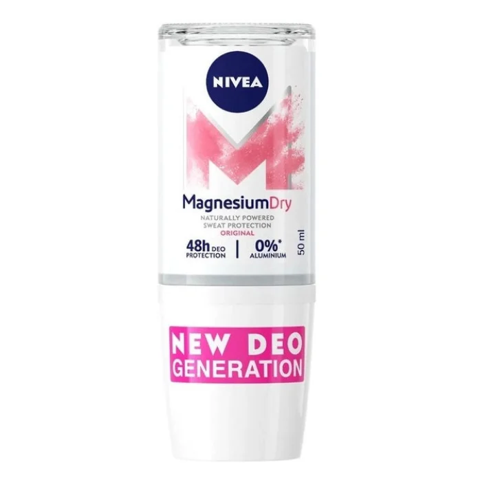 Nivea Deodorante Roll On Magnesium Dry Female 50 ml