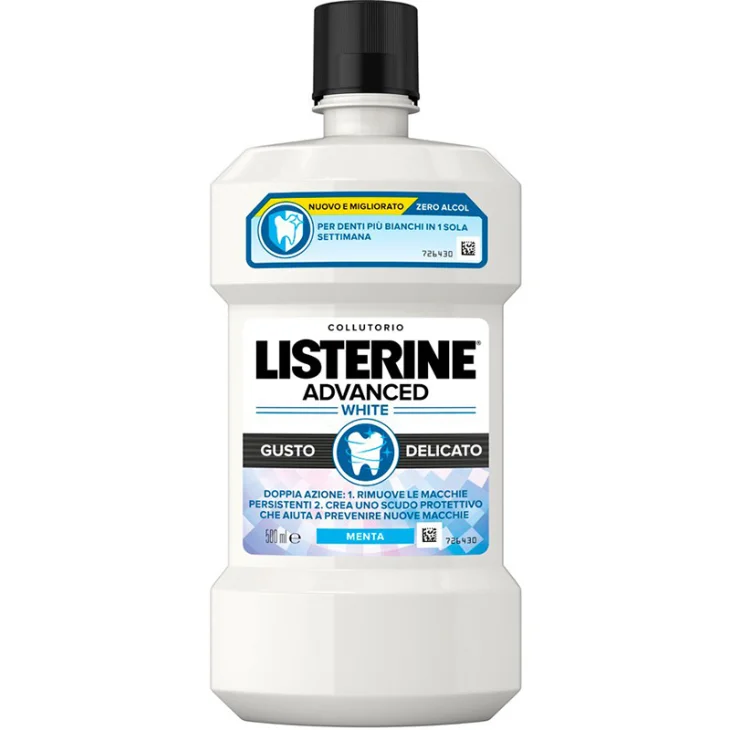 LISTERINE ADVANCED WHITE 500 ML GUSTO DELICATO