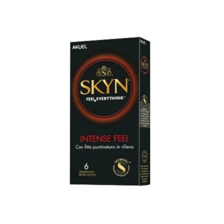 Akuel Skyn Intense Excitation Feel Profilattici 6 pezzi