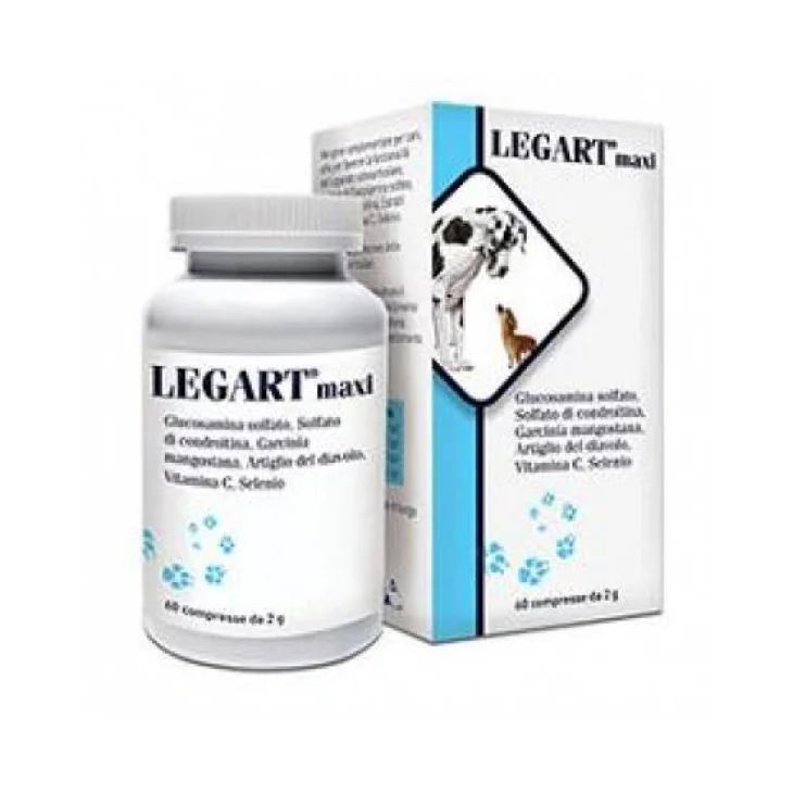 DDFarma Legart Maxi Supplemento Nutrizionale per Cani 60 compresse