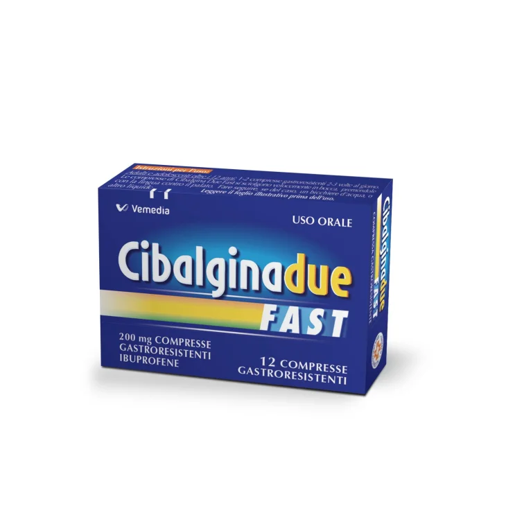 Cibalgina Due Fast 200 mg 12 compresse