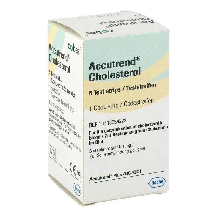 Roche Accutrend Cholesterol Strisce Reattive 5 pezzi