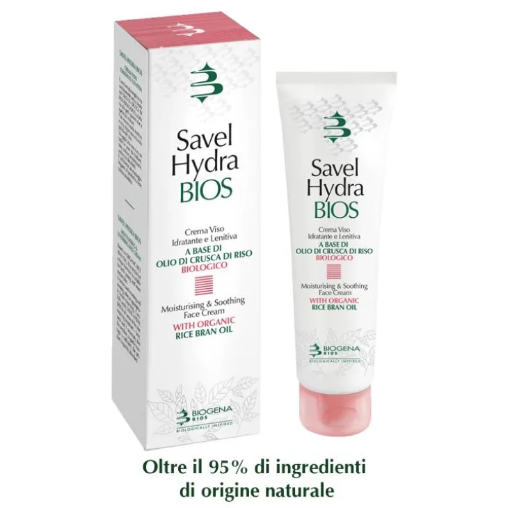 Biogena Savel Hydra Bios Crema Viso Idratante e Lenitiva 60 ml