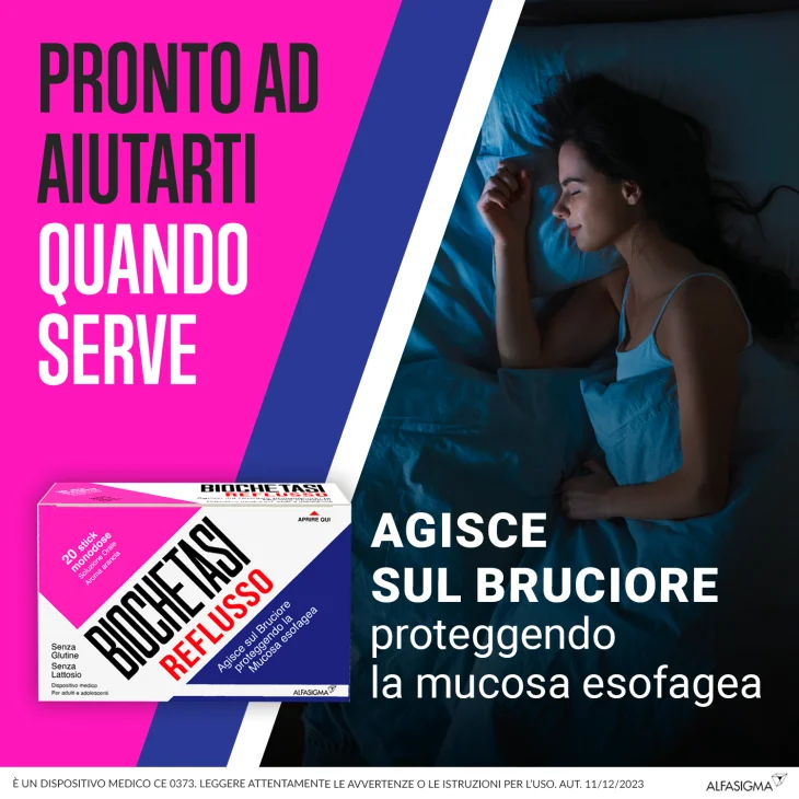 Biochetasi Reflusso Gusto Arancia 20 Stick