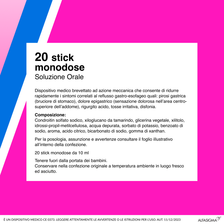 Biochetasi Reflusso Gusto Arancia 20 Stick