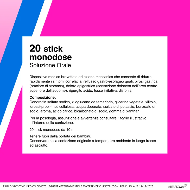 Biochetasi Reflusso Gusto Arancia 20 Stick