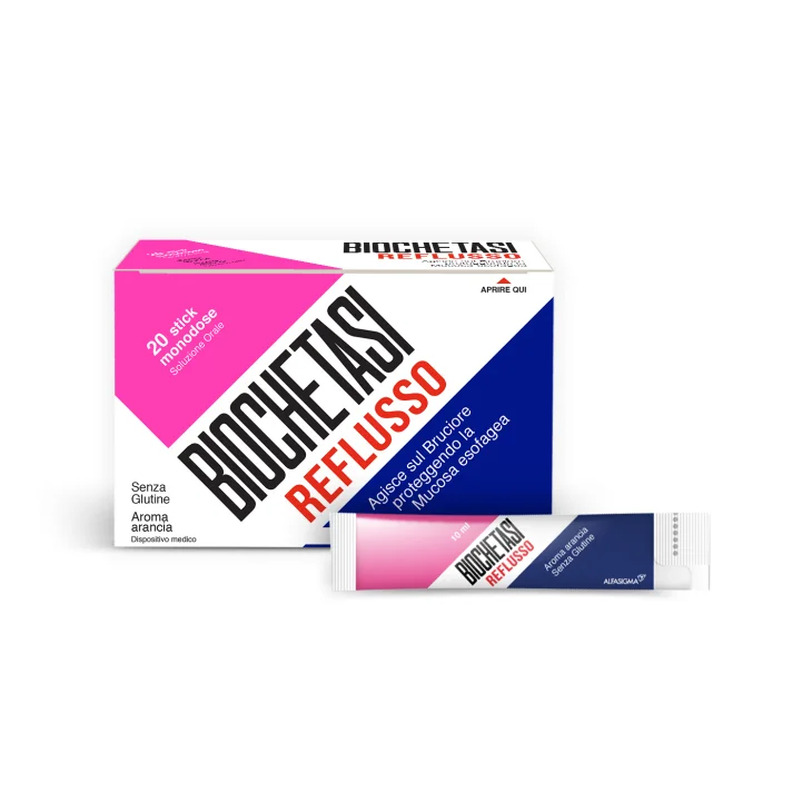 Biochetasi Reflusso Gusto Arancia 20 Stick