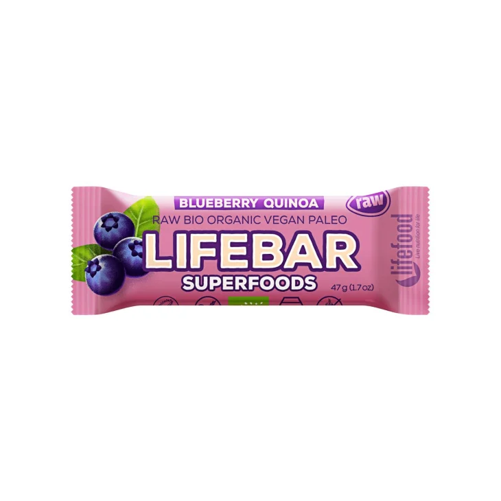 Lifebar Barrette ai Mirtilli e Quinoa 47 g