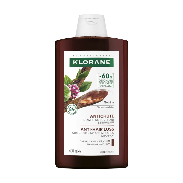 Klorane Shampoo Fortificante & Stimolante alla Chinina stimola la crescita dei capelli 400 ml