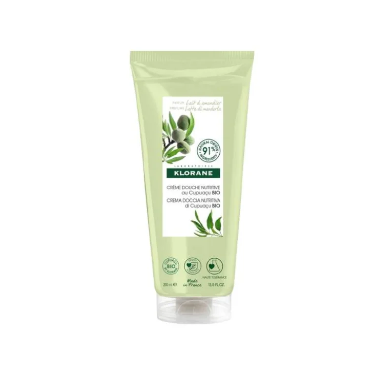 Klorane Crema Doccia Nutritiva al Latte di Mandorla  al burro di Cupuacu BIO200 ml