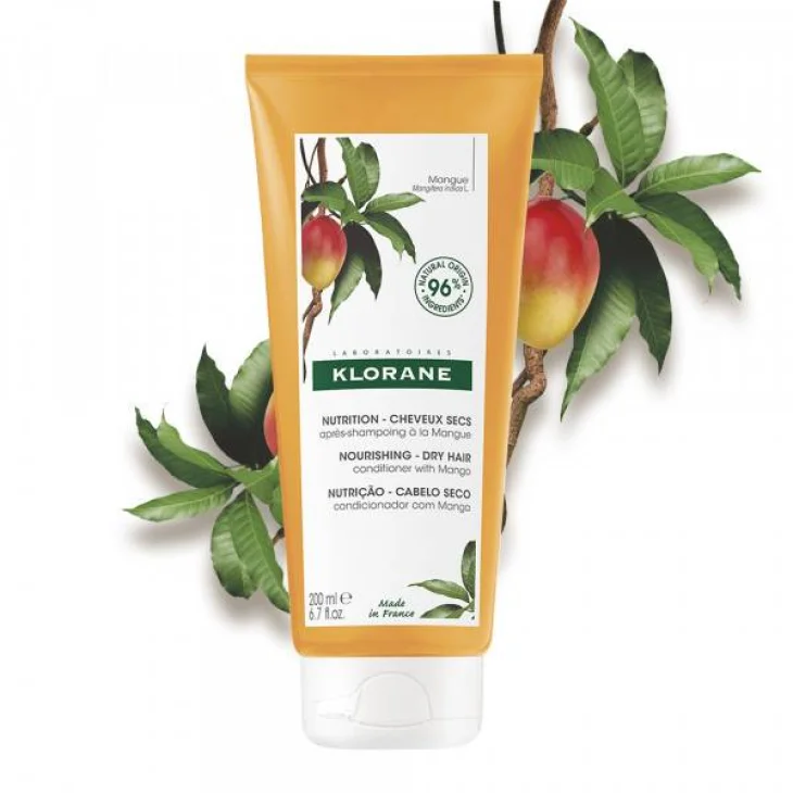 Klorane Balsamo Nutritivo per Capelli Secchi al Burro di Mango 200 ml