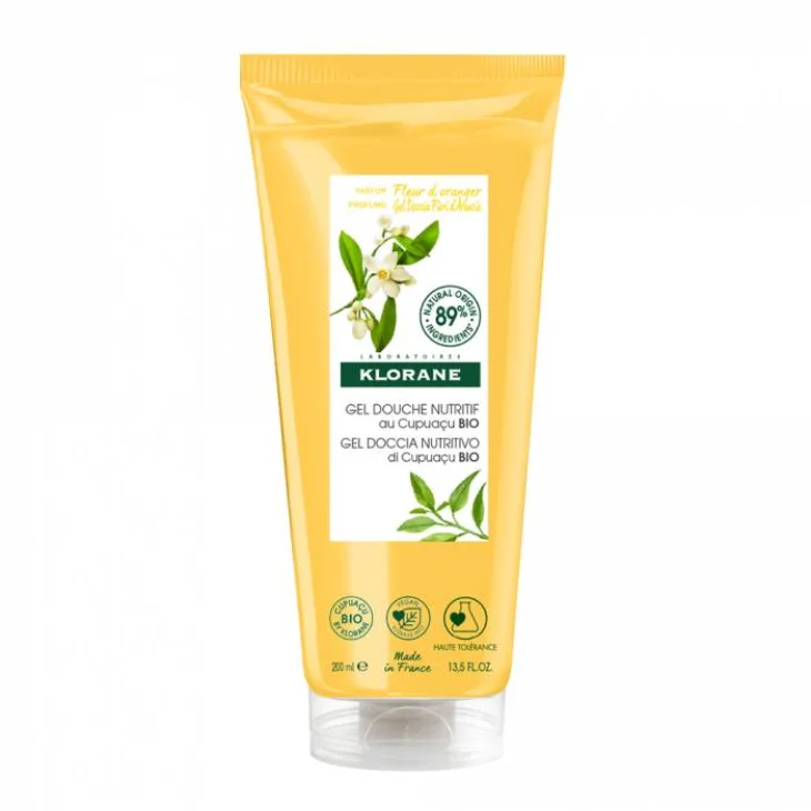 Klorane Gel Doccia Nutritivo al Fiore d'Arancio 200 ml