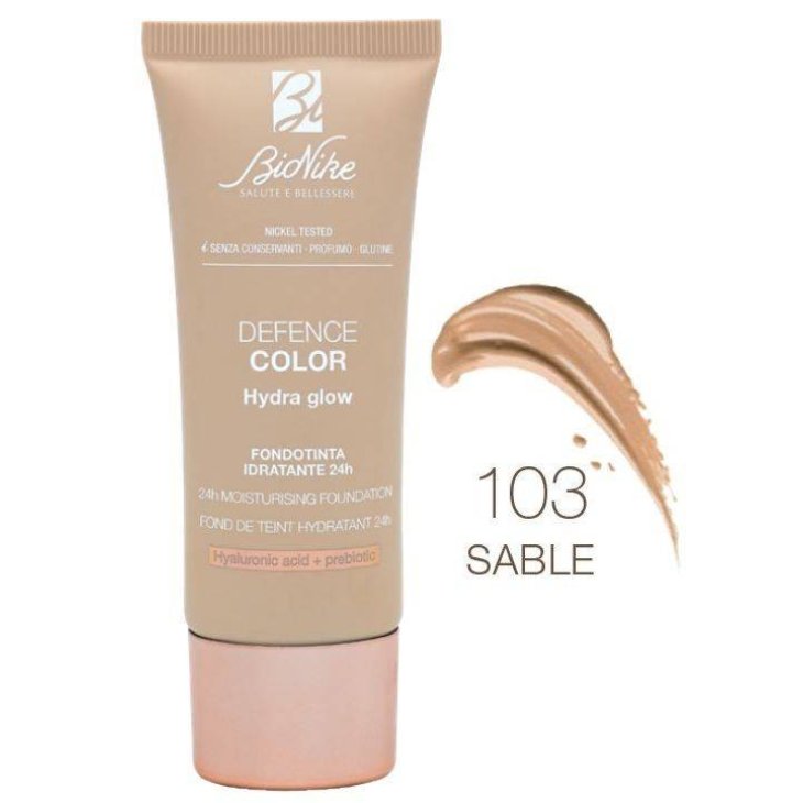 BioNike Defence Color Fondotinta Hydra Glow 103 Sable 30 ml