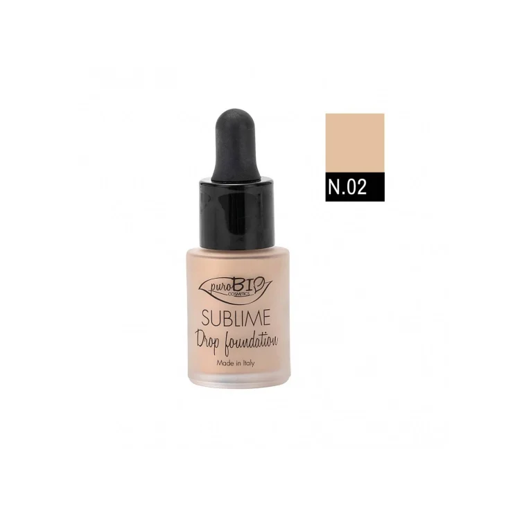 Purobio Sublime Drop Fondotinta Leggero N°2 15 ml