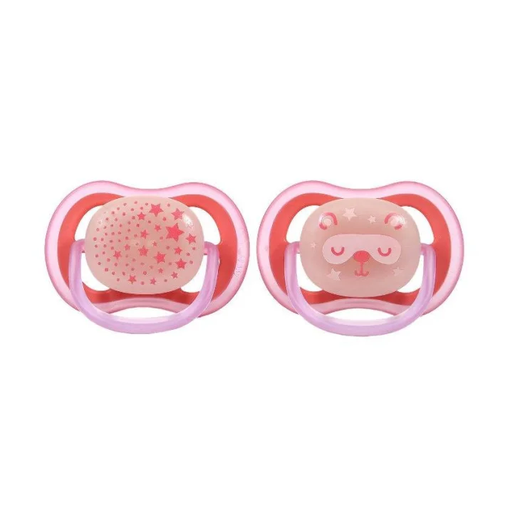 Avent Ultra Air Night Succhietto 6-18 mesi Femmina 2 pezzi