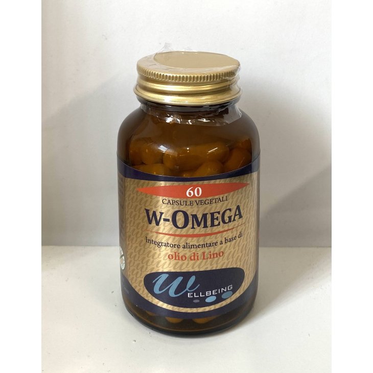 Wellbeing W Omega Integratore Metabolismo dei Lipidi 60 Compresse