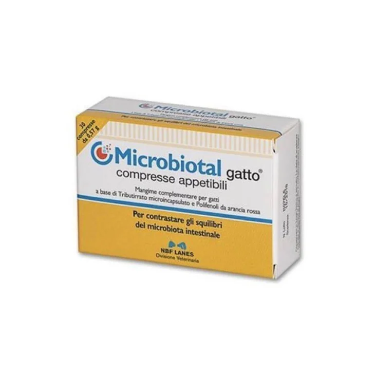 N.B.F Microbiotal Gatto Mangime Complementare 30 compresse