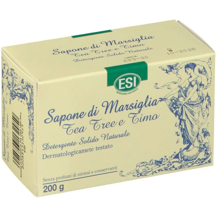 Esi Sapone di Marsiglia Tea Tree e Timo 200 g