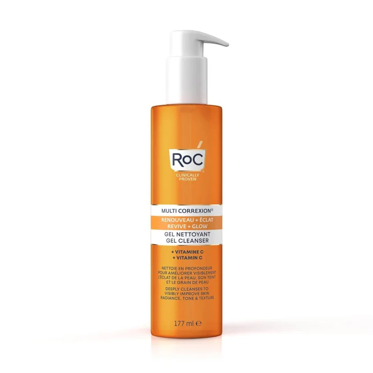 Roc Multi Correxion Revive + Glow Gel Detergente 177 ml