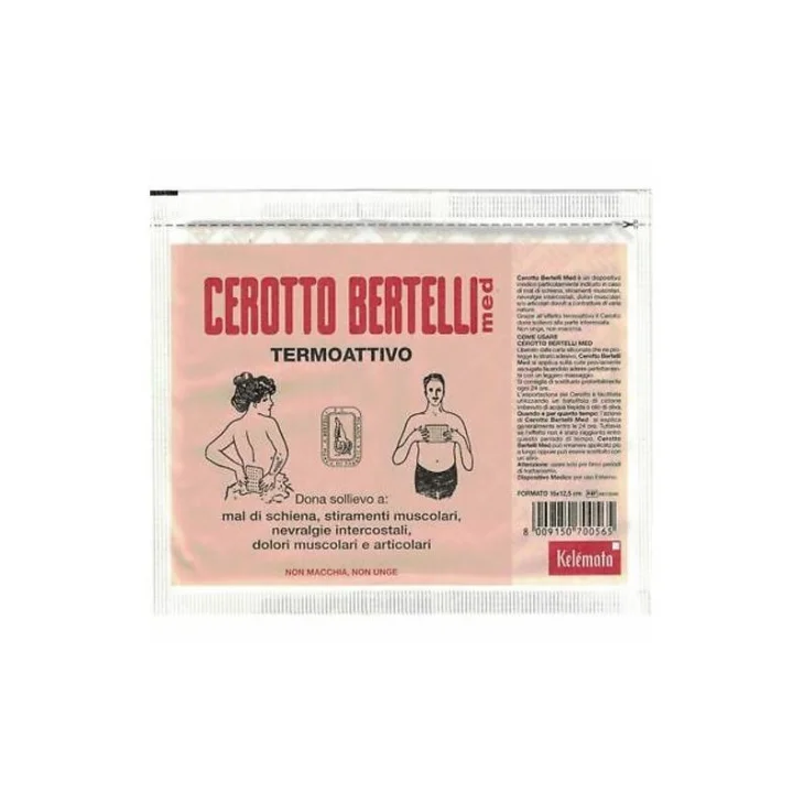Cerotto Betelli Med Termoattivo Medio 16 x 12,5cm 1 pezzo