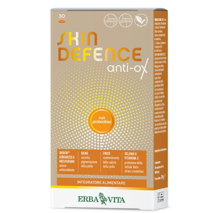 Erba Vita Skin Defence Anti-Ox Integratore Solare 30 Compresse