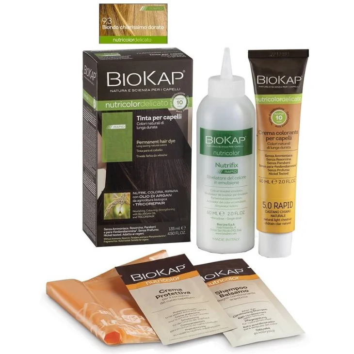 Bios Line Biokap Nutricolor Delicato Rapid 7.33 Biondo Grano